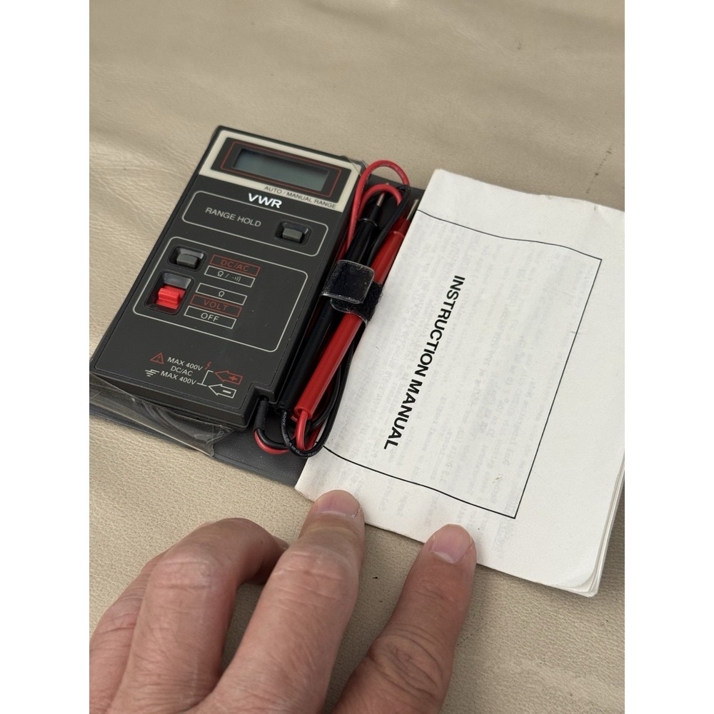 LCD Digital Auto-Manual Ranging Pocket Multimeter Micronta PD-338